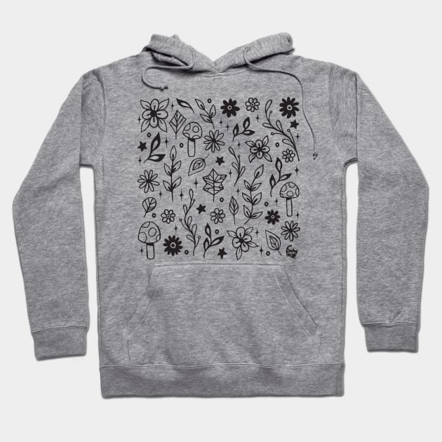 Nature Doodle Pattern 2 Hoodie by DajonAcevedo